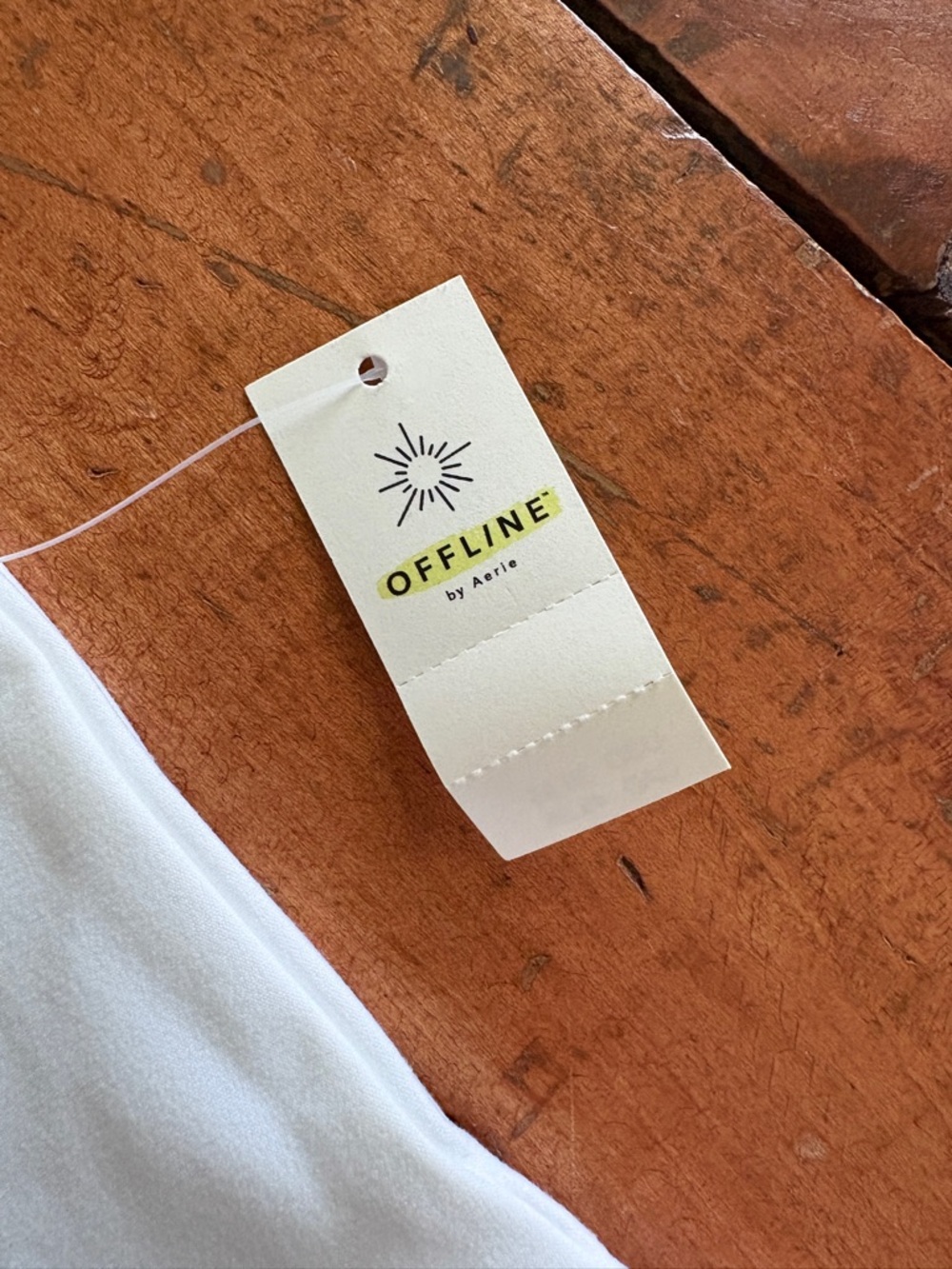 aerie White Athletic Shorts - Picture 3 of 4